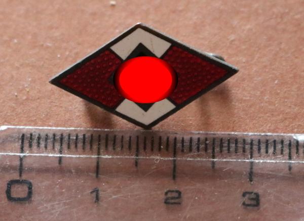 HJ Mitgliedsabzeichen Raute  Hersteller M 1/72